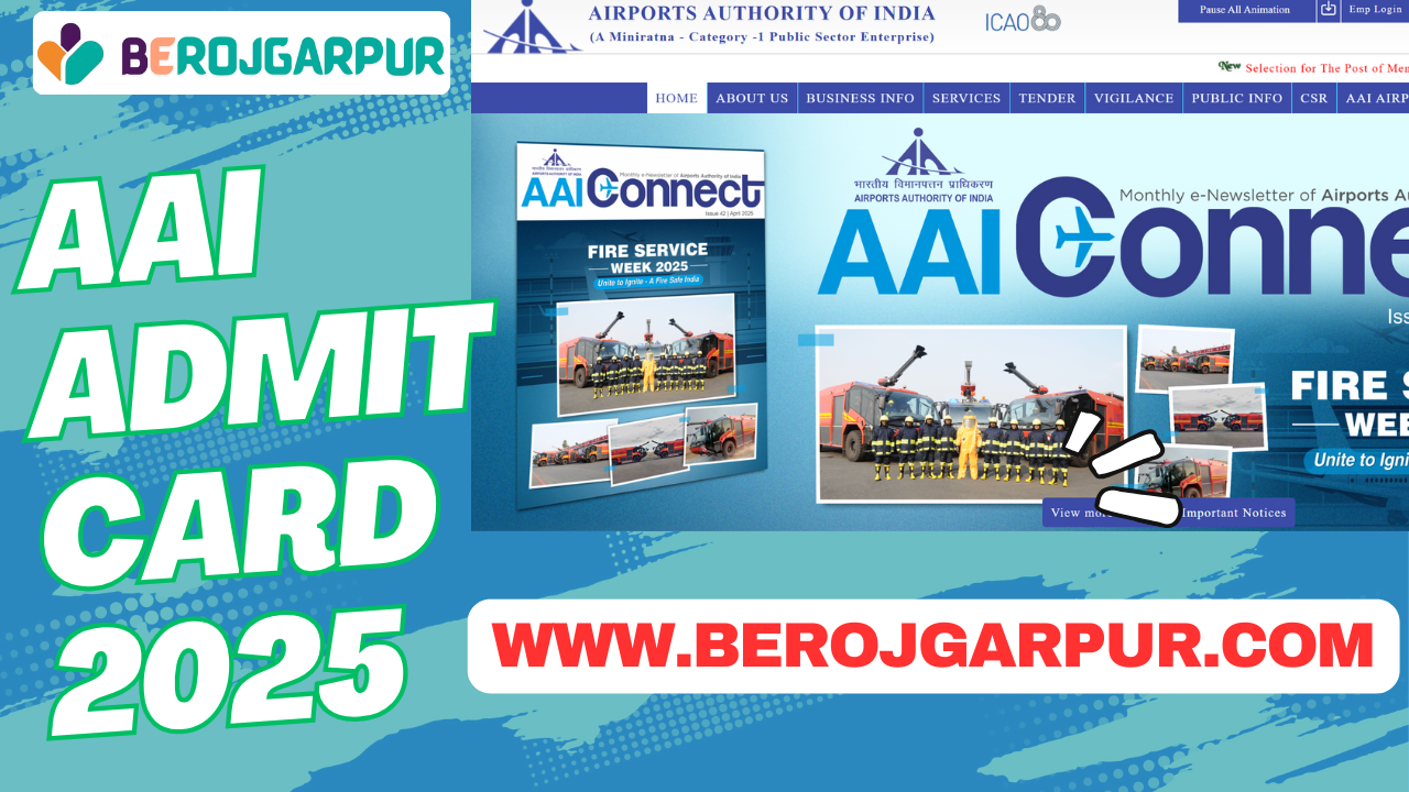 aai non executive admit card 2025 released berojgarpur AAI-Admit-Card-2025-kab-release-hua-hai