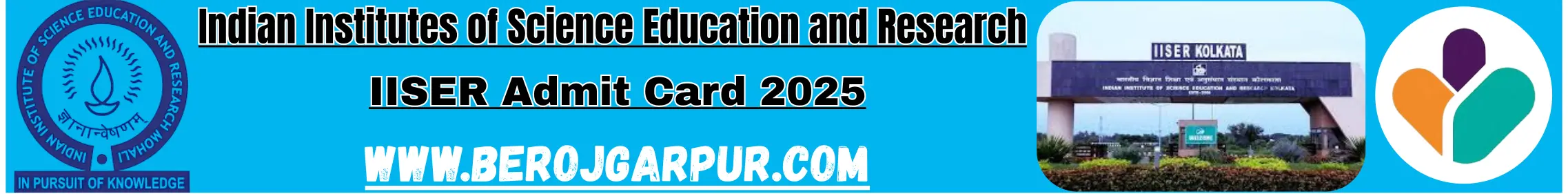 iiser admit card 2025 out berojgarpur IISER-Admit-Card-2025