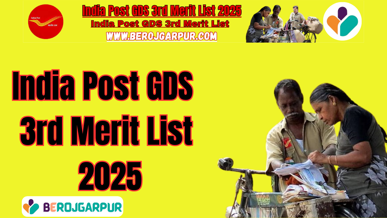 india post gds 3rd merit list 2025 berojgarpur India-Post-GDS-3rd-Merit-List