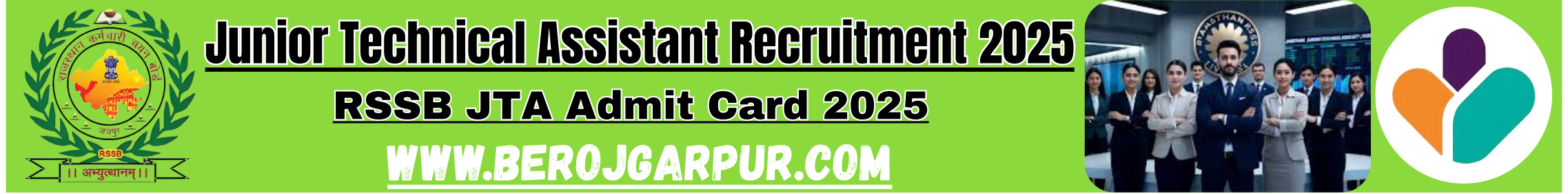 rssb jta admit card 2025 out today berojgarpur RSSB-JTA-Admit-Card-2025