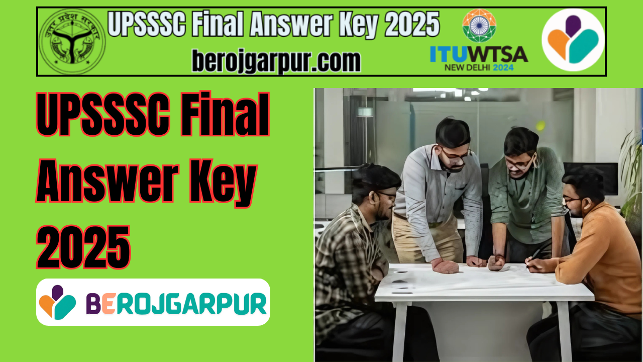 upsssc final answer key 2025 berojgarpur UPSSSC-Final-Answer-Key-2025