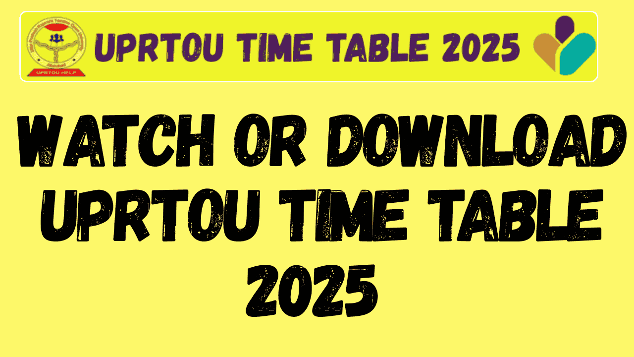 uprtou time table 2025 berojgarpur uprtou time table 2025